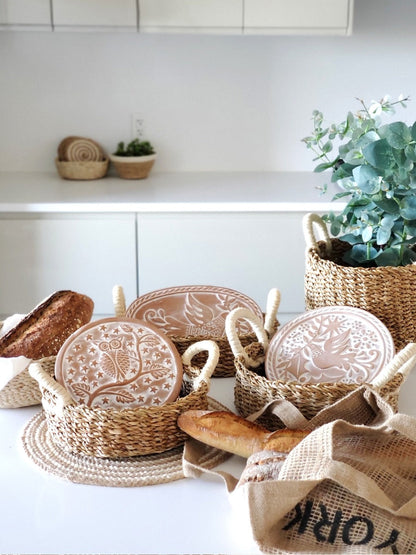 Bread Warmer & Basket - Bird Round-1