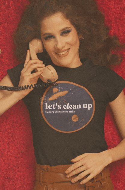 Let's Clean Up Circle Women's Organic Cotton Tee-0