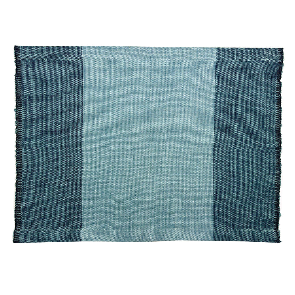 SLATE + SALT Handloom Color Block Placemat Set