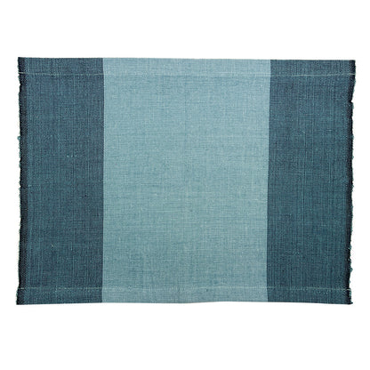 SLATE + SALT Handloom Color Block Placemat Set