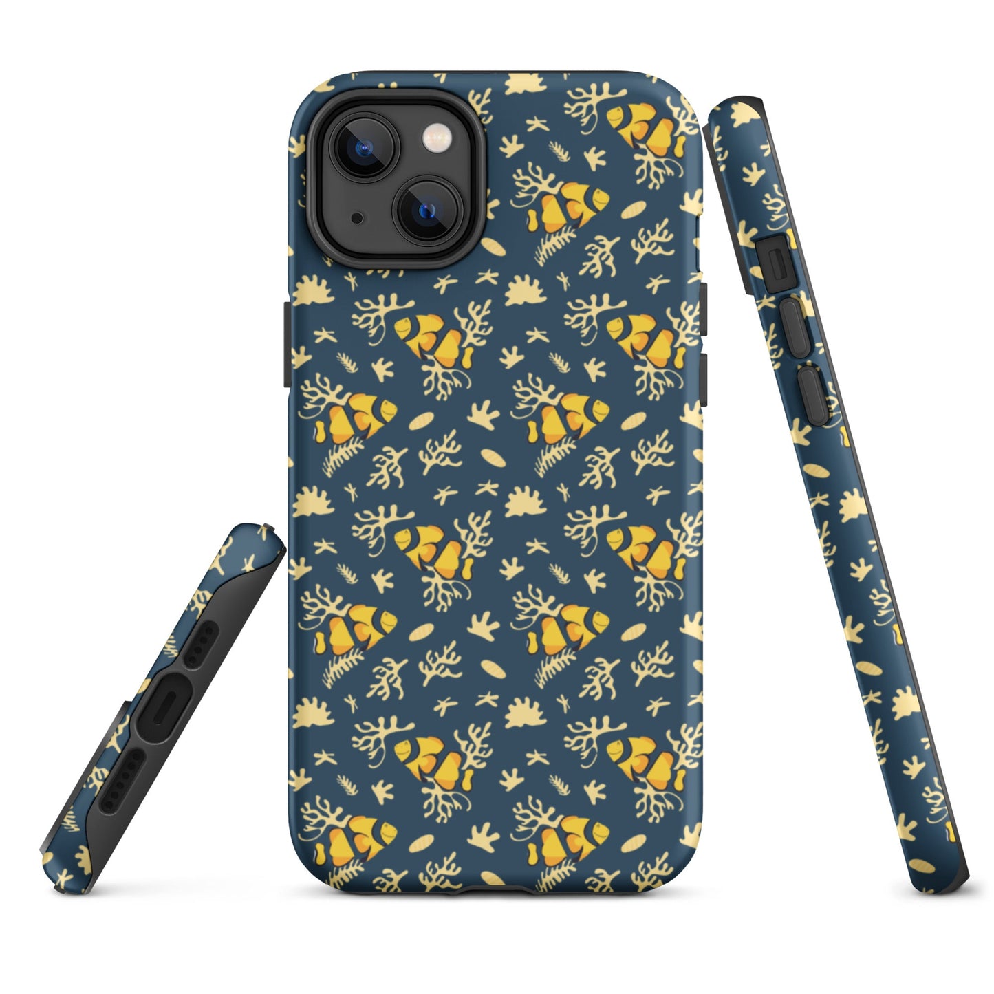 TROPICAL SEAS CLOTHING Deep Blue Clownfish Reef Tough Case for iPhone®