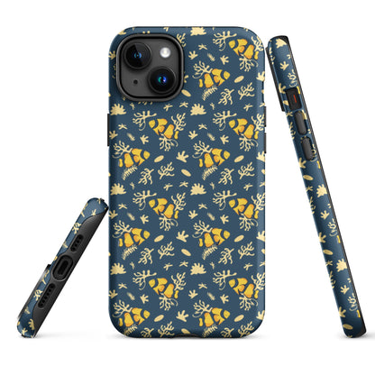 TROPICAL SEAS CLOTHING Deep Blue Clownfish Reef Tough Case for iPhone®