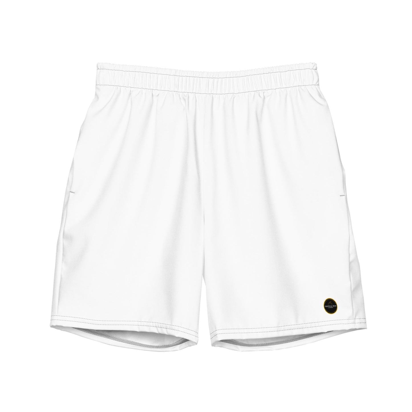 Pantalones cortos de tabla ecológicos blancos para hombre