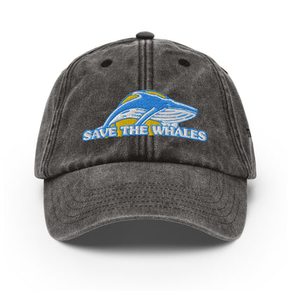 Vintage Save the Whales Hat-0