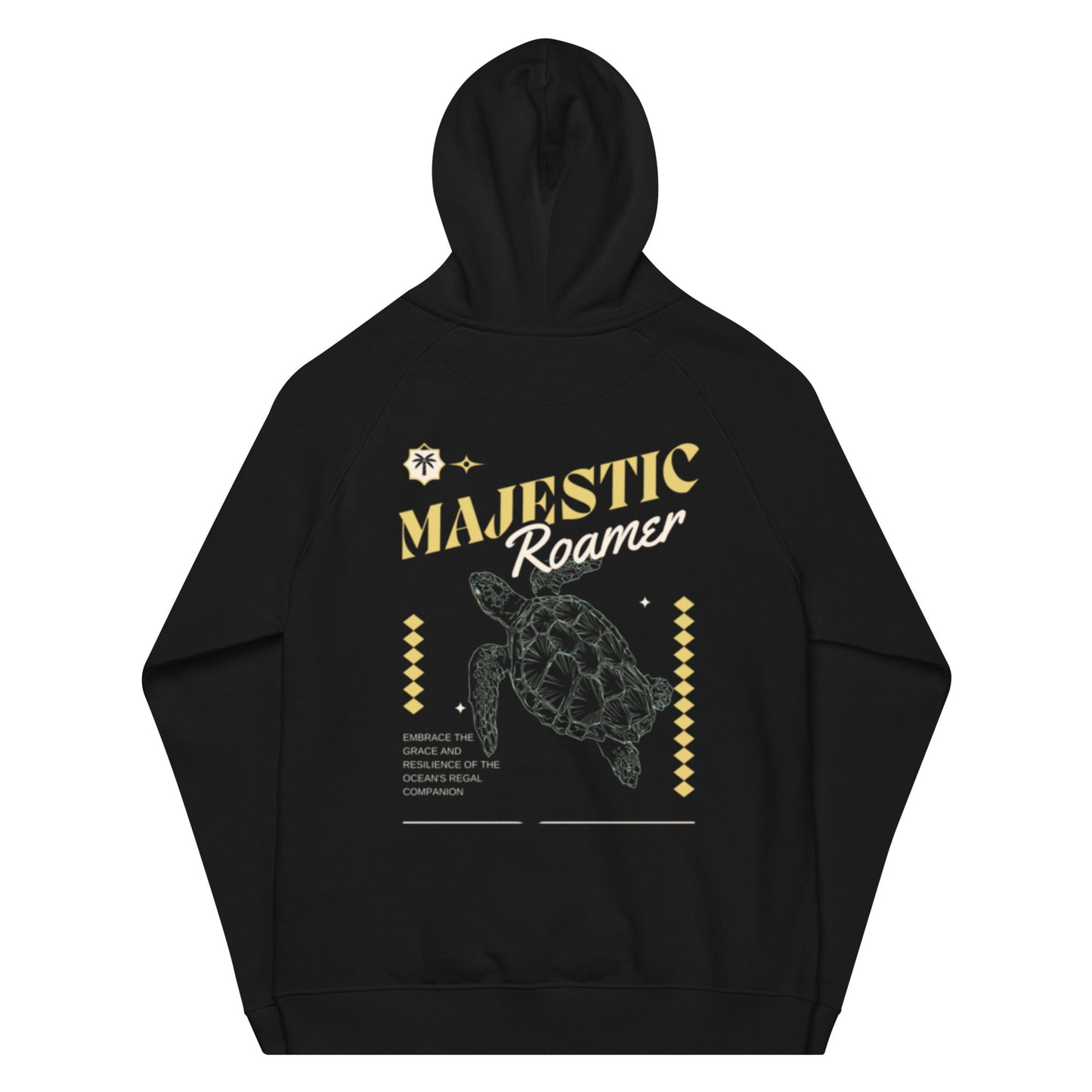 Sudadera con capucha ecológica Majestic Roamer Premium de TROPICAL SEAS CLOTHING - Edición tortuga marina