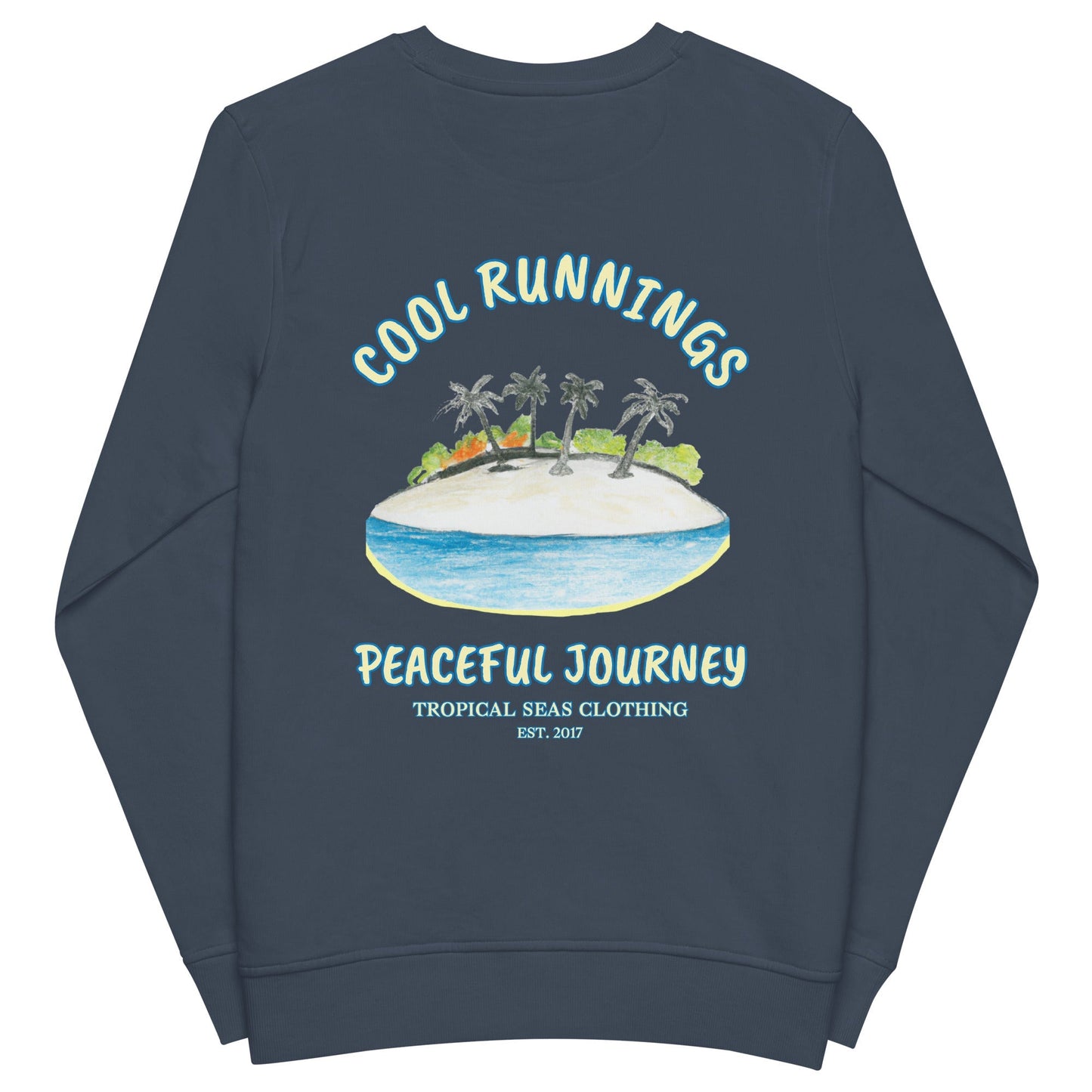 Sudadera orgánica Cool Runnings TROPICAL SEAS CLOTHING