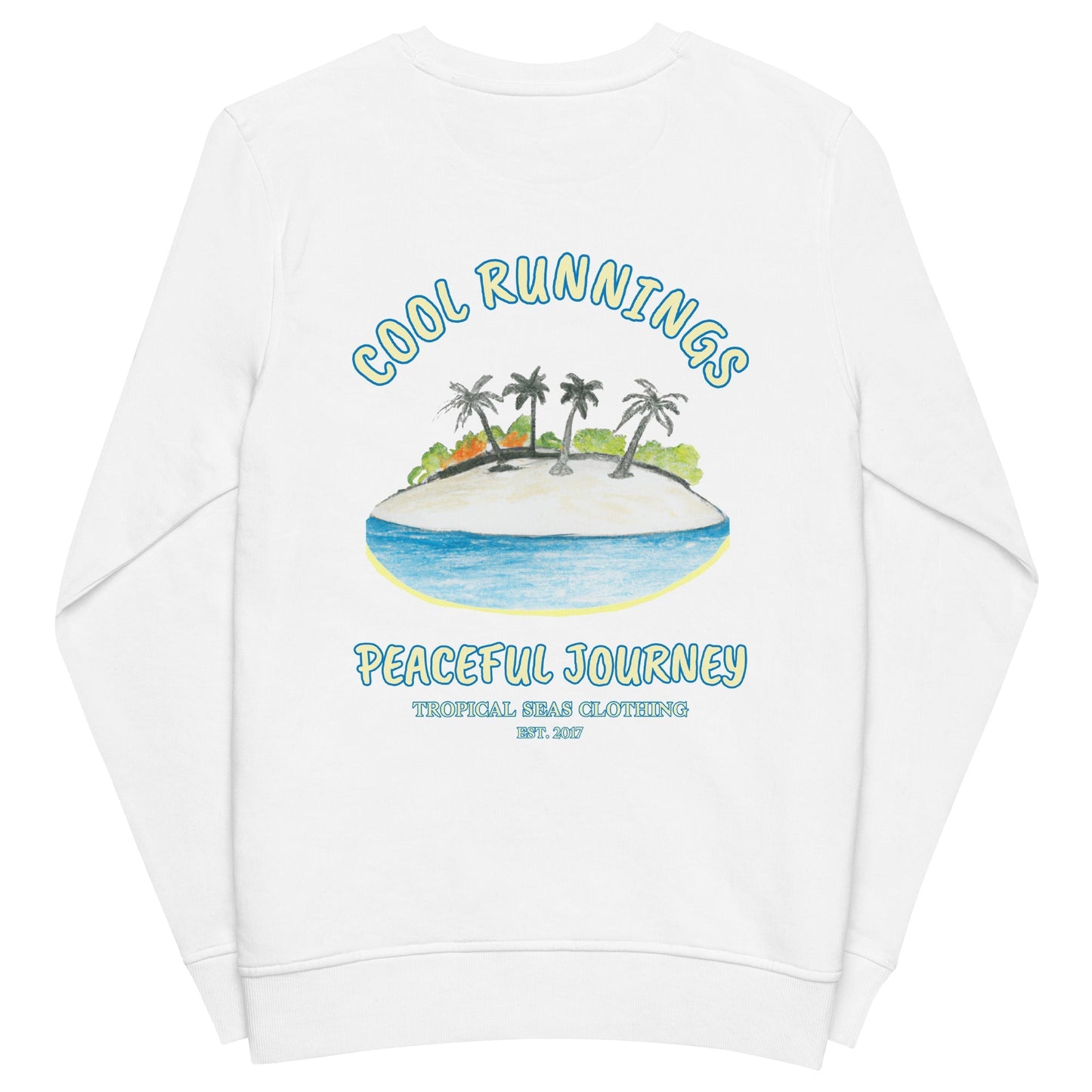 Sudadera orgánica Cool Runnings TROPICAL SEAS CLOTHING