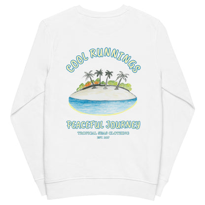 Sudadera orgánica Cool Runnings TROPICAL SEAS CLOTHING