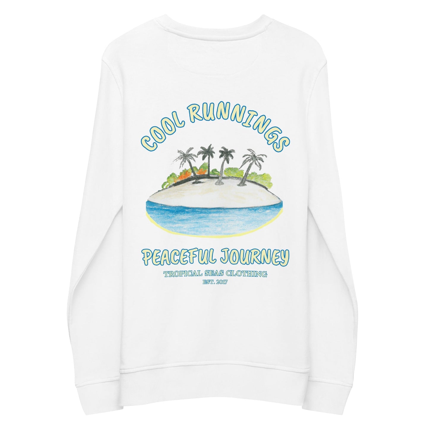 Sudadera orgánica Cool Runnings TROPICAL SEAS CLOTHING