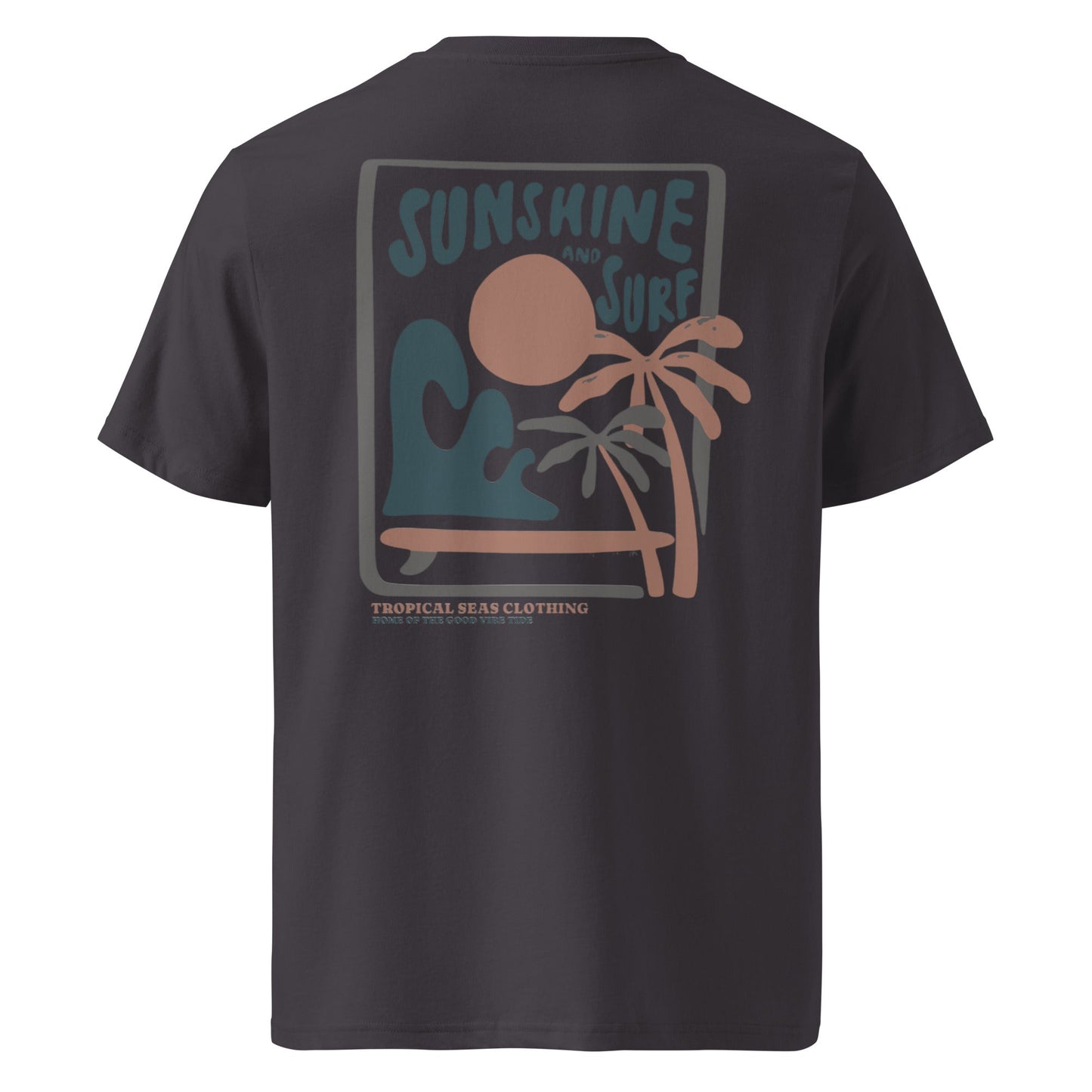 ROPA MARES TROPICALES Camiseta de algodón orgánico Tropical Sunshine &amp; Surf