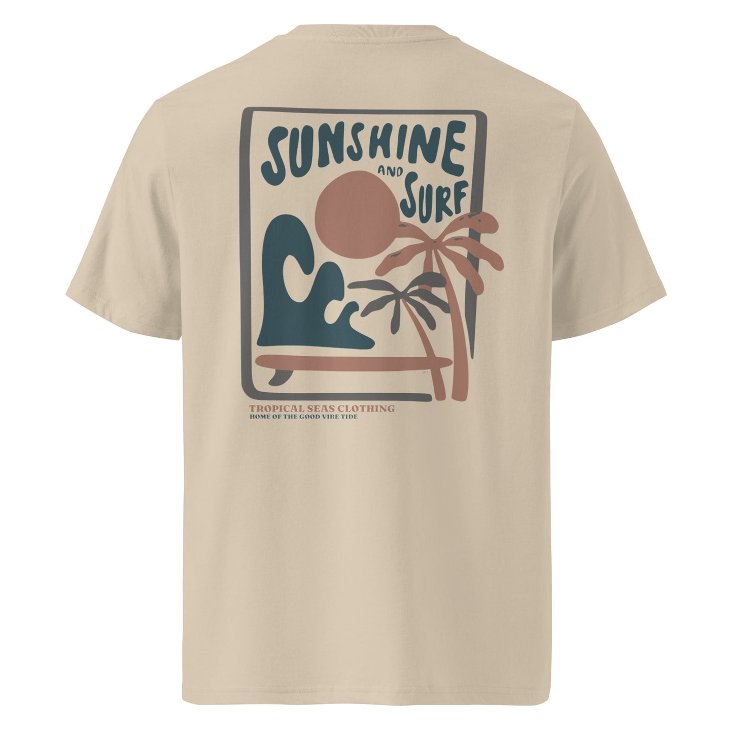 Camiseta de algodón orgánico Tropical Sunshine &amp; Surf