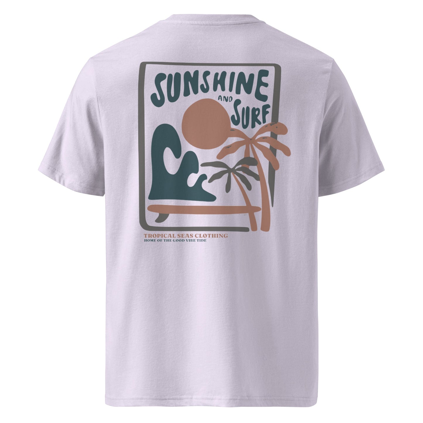 ROPA MARES TROPICALES Camiseta de algodón orgánico Tropical Sunshine &amp; Surf