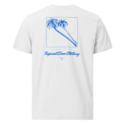 Camiseta de algodón orgánico Twin Palms TROPICAL SEAS CLOTHING