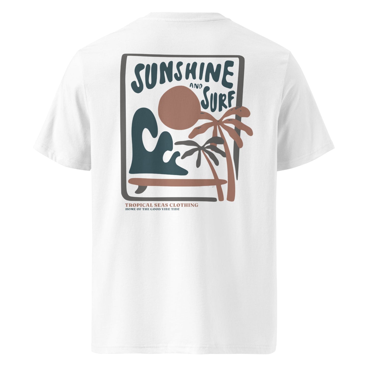 ROPA MARES TROPICALES Camiseta de algodón orgánico Tropical Sunshine &amp; Surf