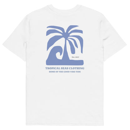 Camiseta de algodón orgánico de Blue Palm