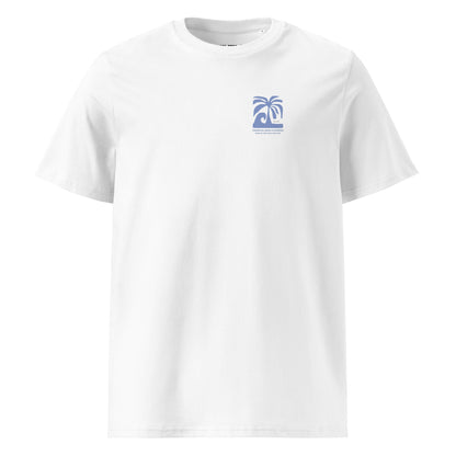 TROPICAL SEAS CLOTHING Blue Palm organic cotton t-shirt