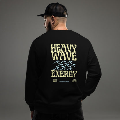 TROPICAL SEAS CLOTHING Men's Heavy Wave Energy Organic Sweatshirt