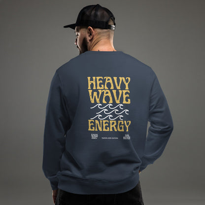 TROPICAL SEAS CLOTHING Men's Heavy Wave Energy Organic Sweatshirt