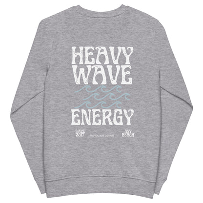 Sudadera orgánica Heavy Wave Energy para hombre