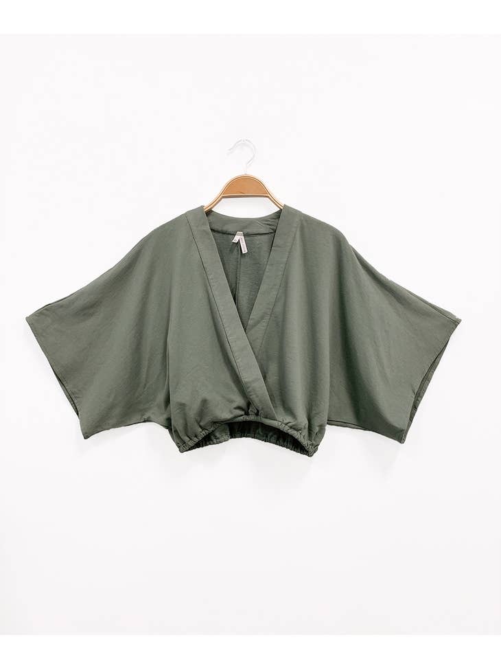 FABINA Brushed Organic Hemp New Kimono