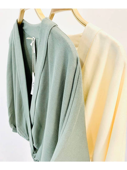 Brushed Organic Hemp New Kimono